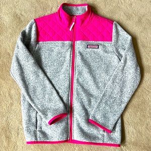 💕 NWOT Girls Vineyard Vines Fleece Jacket SZ 14 💕